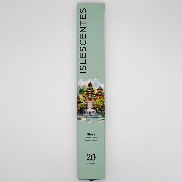 Glory Flower Incense Stick White Front Islescentes