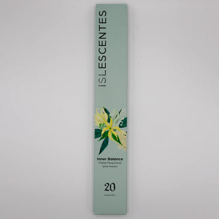 Inner Balance Ylang Ylang Incense Stick White Front Islescentes