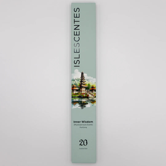 Inner Wisdom Mystical Aura Incense Stick White Front Islescentes