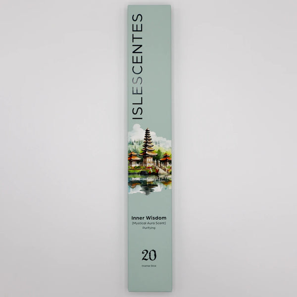 Inner Wisdom Mystical Aura Incense Stick White Front Islescentes