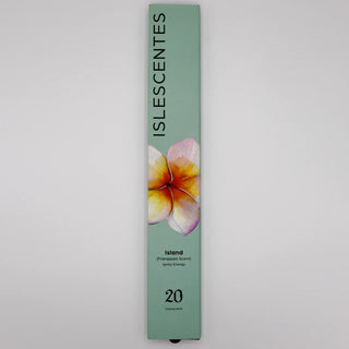 Island Frangipani Incense Stick White Front Islescentes