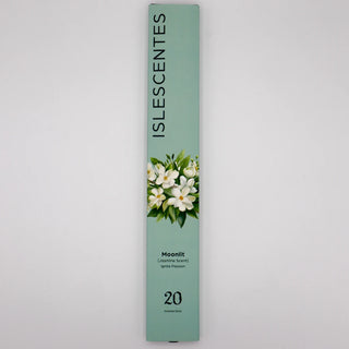  Moonlit Jasmine Incense Stick White Front Islescentes