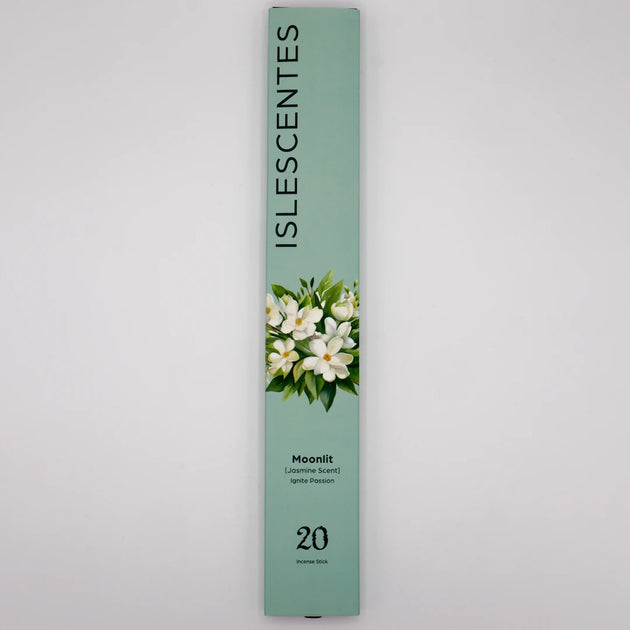  Moonlit Jasmine Incense Stick White Front Islescentes