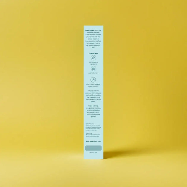 Islescentes Potential Natural Aromatherapy Incense Sunburst Product Back