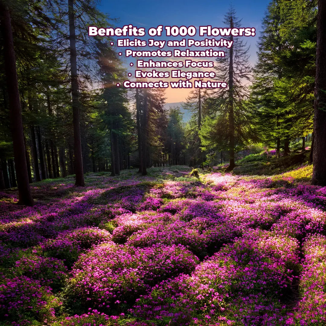 Islescentes 1000 Flowers Natural Aromatherapy Incense Product Benefits