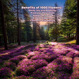 Islescentes 1000 Flowers Natural Aromatherapy Incense Product Benefits