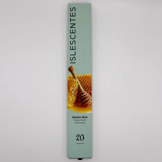 Queen Bee Honey Incense Stick White Front Islescentes