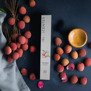 Sun-kissed Lychee Incense Long-lasting natural incense stick with tropical island fragrance by Islescentes